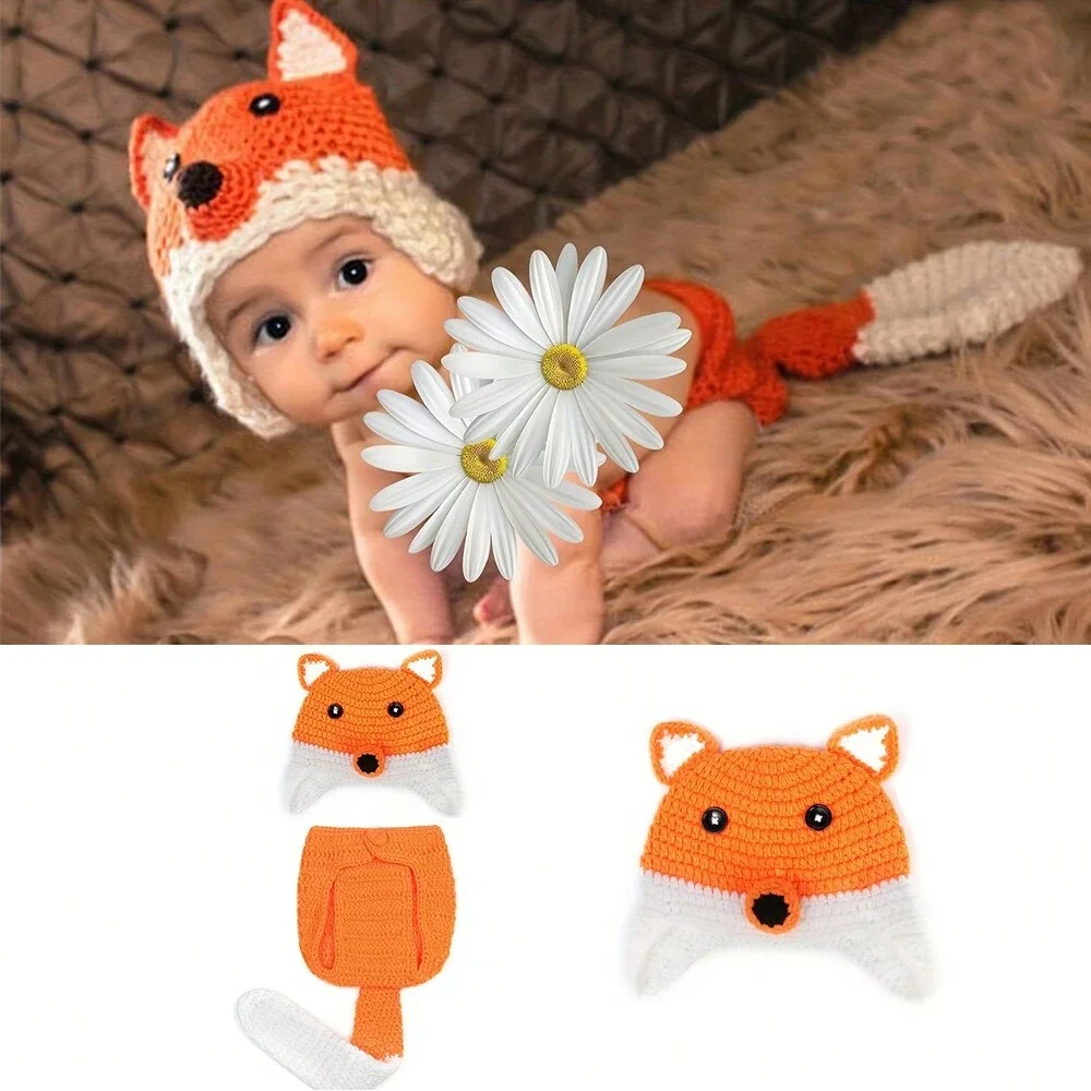 Baby Products Website - Costume de renard en crochet fait