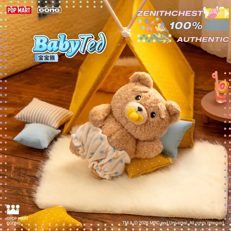 POPMART GONG Baby Ted Breloque - Baby Products Teddy Bear avis et prix