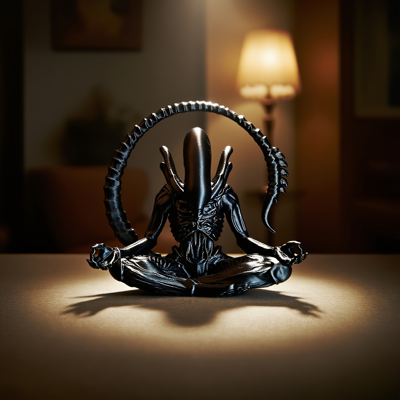 Figurine d'alien méditant impr - Baby Products Unique avis et prix