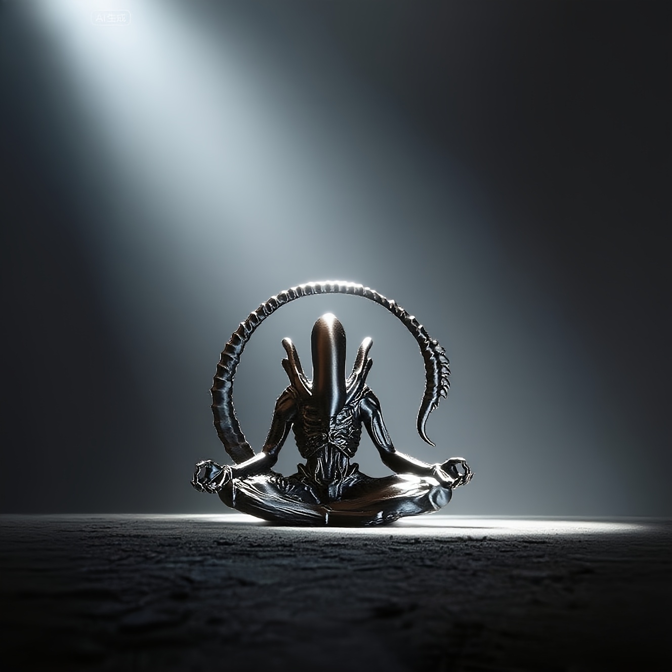 Figurine d'alien méditant impr - Baby Products Unique avis et prix