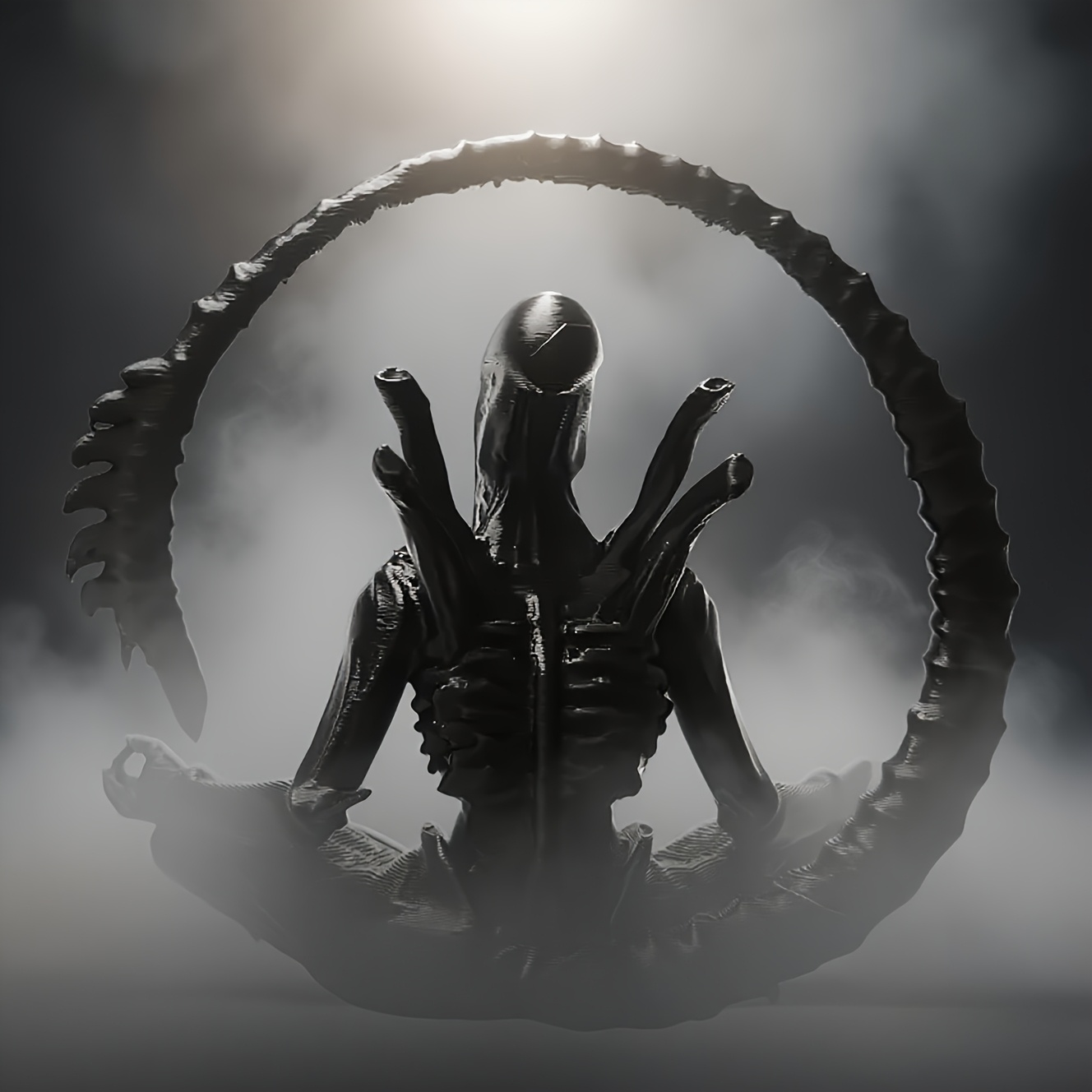 Figurine d'alien méditant impr - Baby Products Unique avis et prix